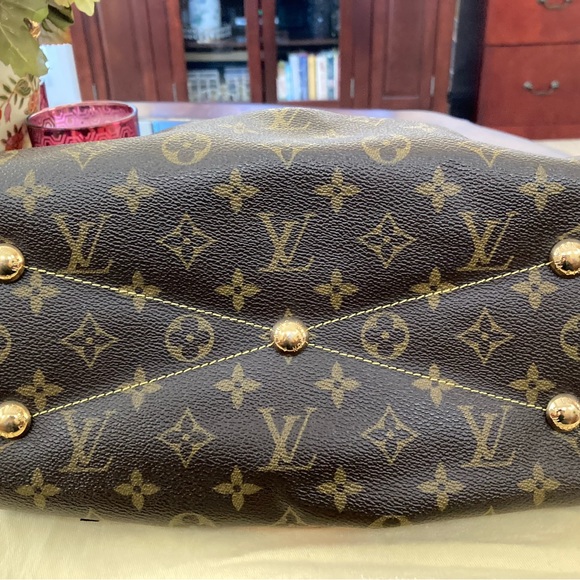 Pre-Loved Authentic Louis Vuitton Coated Canvas Satchel Handbag - Picture 6 of 8